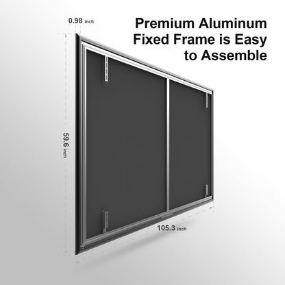 Wemax 120-inch Rollable Ultra Short Throw CLR/ALR Fixed Frame Screen